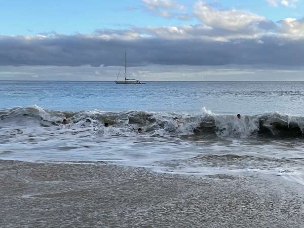 Am Strand von Porto Santo