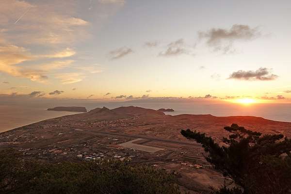 Sonnenuntergang über Porto Santo