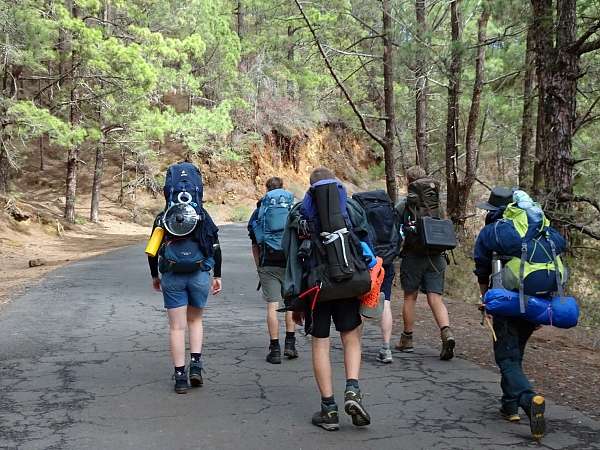 Unsere Wandergruppe kurz vor dem Ziel © Merle