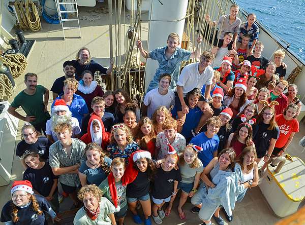 Weihnachtsgruppenbild